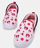 Pantaloons Junior Mickey & Friends Featuring Minnie Mouse Printed Slip On Shoes - Pink