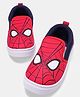 Pantaloons Junior Marvel Featuring Spiderman Printed Slip On Shoes - Red