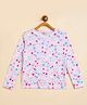 StyloBug Cotton Knit Full Sleeves Unicorn & Rainbow Printed Light Winter Sweatshirt - Pink