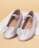 Pantaloons Junior Bow Applique Detailed Slip On Ballerinas - Lilac