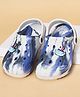 Pantaloons Junior Marble Printed Ship Applique Detailed Back Strap Closure Clogs - White