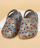 Pantaloons Junior Vehicle Printed Slingback Clogs - Grey