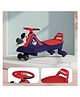 StarAndDaisy Astronaut Design Swing/Magic Car with Backrest & Storage Red