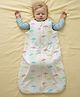 StarAndDaisy Baby Swaddle Wrap/Sleeping Bag UmbrellaPrint - White