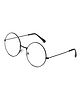 BookMyCostume Plastic & Glass Spectacles - Black