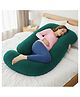 StarAndDaisy Pregnancy Pillow for Women J -Shape - Dark Green