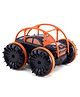 Amphibious Off-Road Stunt RC Car - Orange| Remote Control| Racing Car| Stunt Truck for Kids| Muti Surface Wheels| Water Resistant| Land & Water Vehicle| Gifting Option for 3+ Yrs