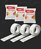 Fiddlerz Balloon Glue Dot For Decoration 100 Glue Dots For Balloons Tape Glue Dot Tape For Wall Decoration - Pack of 3