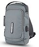 JUSTBAGS Fanny Pack  (Grey) 11L| Unisex Chest Sling Bag | Travel Pouch | Crossbody Waist Bag | Height 13 inches