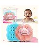 Majestique Loofah and Body Scrubber Set of 1 Combo for Babies and Kids Soft Silicone Brush Multicolour