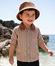 Babyhug Cotton Woven Full Sleeves Checkered Shirt - Multicolour