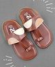 The Madras Trunk Colour Blocked Geometric Shape Designed Sandals - Brown