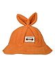 Kid-O-World Knit Bow Applique Detailed Hat - Orange - Circumference 46 Cm