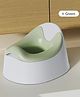Baby Potty Chair for Toddlers - Green| Lightweight PP Potty Chair| Ergonomic Design & Non-Slip Base | Easy to Clean Removable Bowl