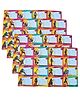 IncyWincy Superhero Name Sticker Book Labels for Kids - Pack of 4 Sheets, 64 Labels