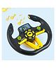 Sanjary Simulated Driving Controller Toy Portable Interactive Steering Wheel with Music & Lights Fun Copilot Toy for Kids  color design may vary