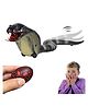 Sanjary Remote Control Realistic RC Snake Naja Cobra Tongue and Swinging Tail Prank toy for kids color cesign may vary
