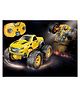Sanjary 1:20 Scale 2.4Ghz Remote Control Stunt Car 8 Channel Kids RC Vehicle Deformation Robot With Light Sound for kids color design may vary