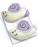 SKD Snail Detailed Hair Clips - Purple