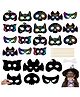 Asian Hobby Crafts Rainbow Scratch Paper Eye Masks  18 Pcs Magic Scratch Art | DIY Halloween Crafts for Kids, Party Favors, Classroom Activities & Return Gifts for Girls & Boys Ages 4, 5, 6, 7, 8