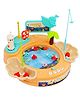 Negocio Musical Fishing Toy Automatic Platform Rotation With Music and Usb Cable Fishing Gamefor Kids - Pack of 1 - Color May Vary