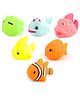 NEGOCIO 6Pcs Bath Fish Toys for Toddlers  Soft Baby Pool Accessories  Assorted Squeezable & Floating Aquatic Character - PACK OF 1 - COLOR MAY VARY