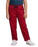Pranava Organic Cotton Woven Solid Pant - Tango Red