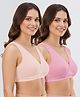 Bella Mama Cotton Elastane Knit Solid Sleep Bra Pack of 2 (Color May Vary)