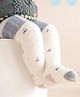 Kidofash Fur Car Printed Socks - White