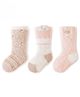Kidofash Fur Knit Pack Of 3 Animal & Floral Designed Socks  - Brown