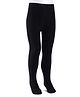 Cute Walk by Babyhug Cotton Knit Antibacterial Wash Solid Tights - Black