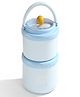 House Of Quirk 2Layer 304 Stainless Steel Lunch Box Large Capacity Leak Proof Food Storage Container for Office School & Travel - Blue