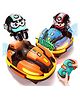Vikrida Pack of 2 RC Bumper Cars for Kids Remote Control Toy Cars with Lights, Music & Water Spray  Fun Interactive Racing Game for Toddlers