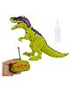 Vikrida 2.4GHz Remote Control Walking Dinosaur Toy Mist Spray, Light & Roaring Sound Rechargeable Electric Dino Toy for Kids
