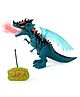 Vikrida 2.4GHz RC T-Rex Wing Dinosaur Toy Rechargeable Walking Electric Dino with Mist Spray, Light & Roaring Sound for Kids