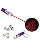 Vikrida Red Light Laser Beam Pointer Toy for Kids Action Hero Series with 4 Projection Caps  Fun Light Toy for Party & Indoor Play  Red