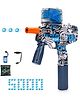 Vikrida MP9 Automatic Gel Blaster Gun Electric Small Balls Shooter with 5000 Rounds, Long-Range Action & Rechargeable Battery  Blue