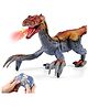Vikrida Remote Control Jurassic Therizinosaurus Toy  RC Dinosaur with Mist Spray, Roar & Light Effects  Interactive Gift for Kids