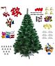 Vikrida 5 Feet Artificial Pine Green Christmas Tree with 82 Pcs Decoration Ornaments Perfect for Christmas Decoration