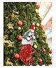 VikriDA 1Pc Snowman Red Pouch Hanging Ornaments for Christmas Tree - Snowman Christmas Tree Decorations for X MAS
