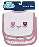 Big Softies 3 Pack Newborn Bibs - Flower