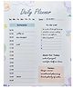 New Pinch Daily Planner with Schedule and To-Do List, B5 Size 17.5 x 23 cm, 90 GSM Paper, 60 Pages, Hard Bound Activity Tracker and Goal Setting Journal, Multicolor(white)