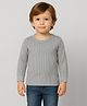 Sportking Knit Full Sleeves Solid Thermal Vest - Grey