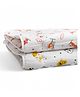 Carerio Newborn Baby Godadi, Soft Mulmul Cotton Baby Bed, Godadi, Crib Sheet, Cartoon Mat Bedding, Multicolor (Large, Pack of 2 (03))