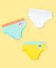 SuperBottoms Bamboo Knit Pack Of 3 Solid & Rabbit Printed Panties - Multi Colour