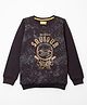 Junior Killer Full Sleeves Be Ninja Designed Foil Dots Printed Winter Sweatshirt - Black