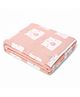 Tidy Sleep Yarn Dyed Blanket Pink Teddy (140x100 cm)