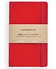 myPAPERCLIP 2026 Dated Daily Planner, Soft Vegan Leather Cover, Medium_M2-Red