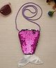 Stol'n Sequins Embellished Mermaid Tail Designed Sling Bag - Purple