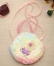 Stol'n Unicorn & Flower Applique Detailed Sling Bag - Pink